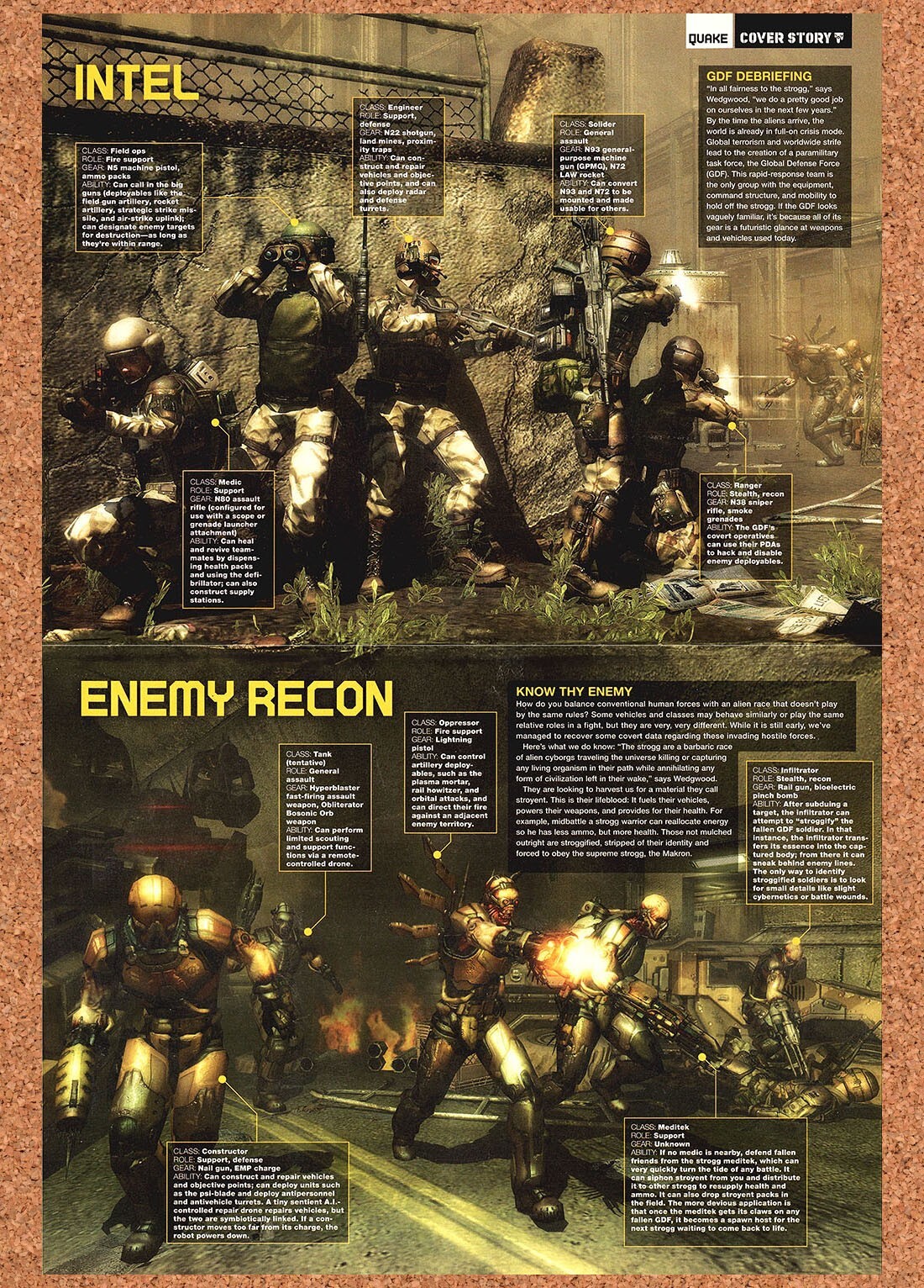Enemy Territory Quake Wars PC Original 2005 Vintage Ad - Video Game Promo