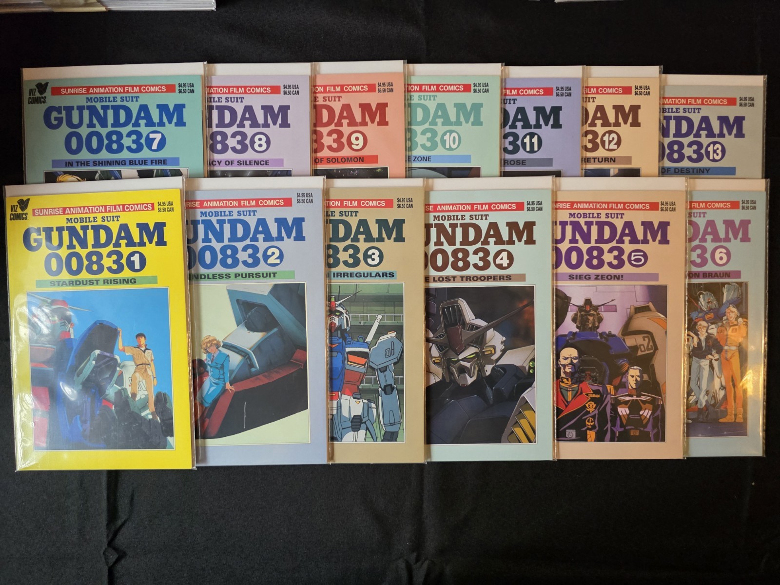 Mobile Suit Gundam 0083 #1-13 Sunrise Animation Film Comics Full Run 