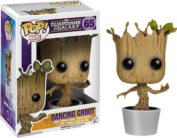 BOX DAMAGED  Funko Pop Marvel Guardians of the Galaxy Dancing Groot #65 #5104