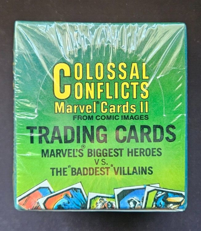 1987 Comic Images Marvel Colossal Conflicts Series 2 Factory Sealed Box *Qty*