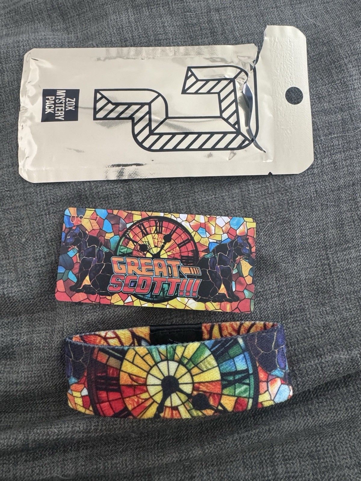 ZOX **GREAT SCOTT** #977 Silver Strap Medium New