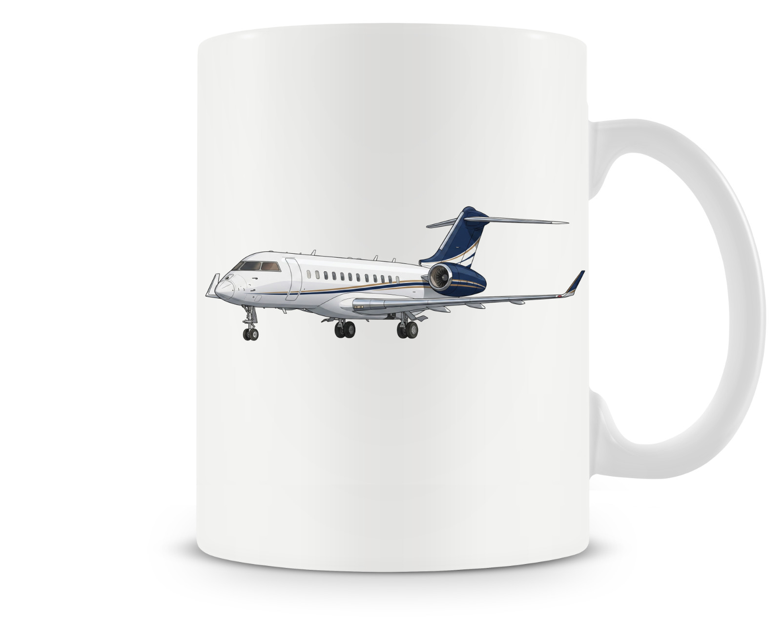 Bombardier Global Express Ceramic Coffee Mug - 15oz.
