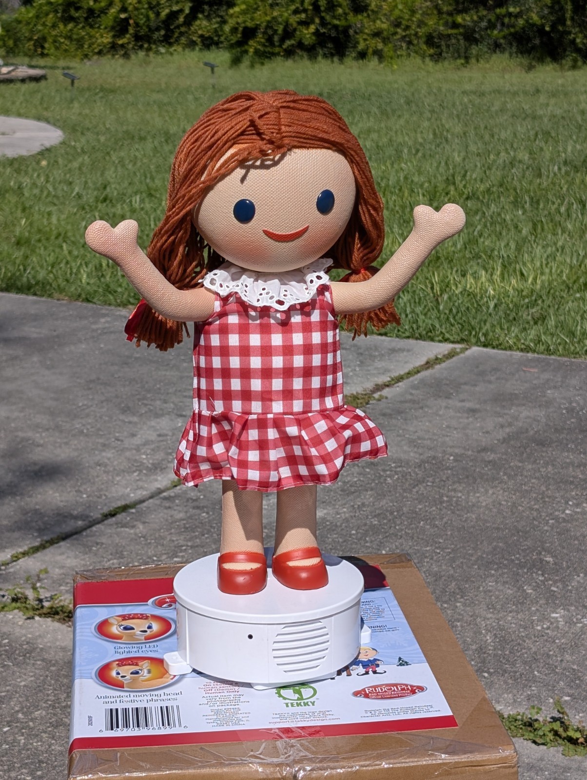 NEW MISFIT DOLLY FROM RUDOLPH THE RED NOSED REINDEER ANIMATED Music Animatronic
