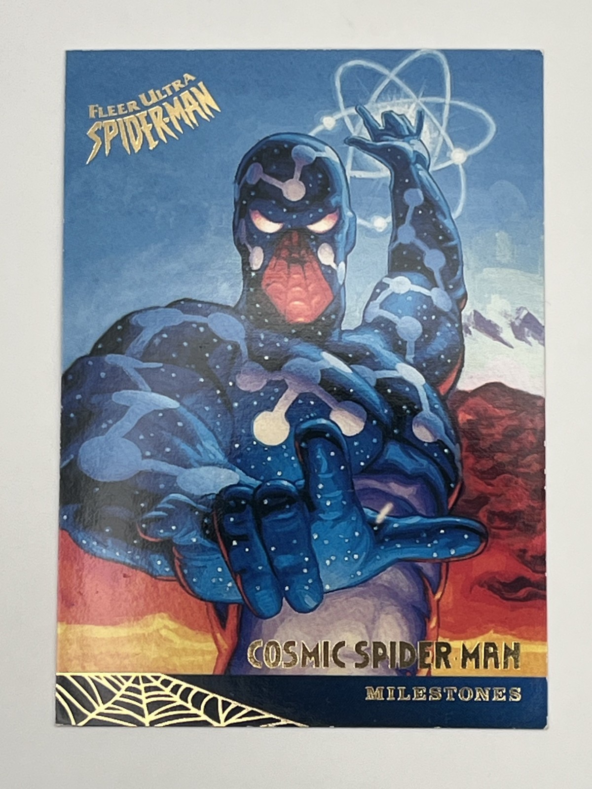 Fleer Ultra Spider-Man - Cosmic Spider-Man Gold Foil - 1995 #90