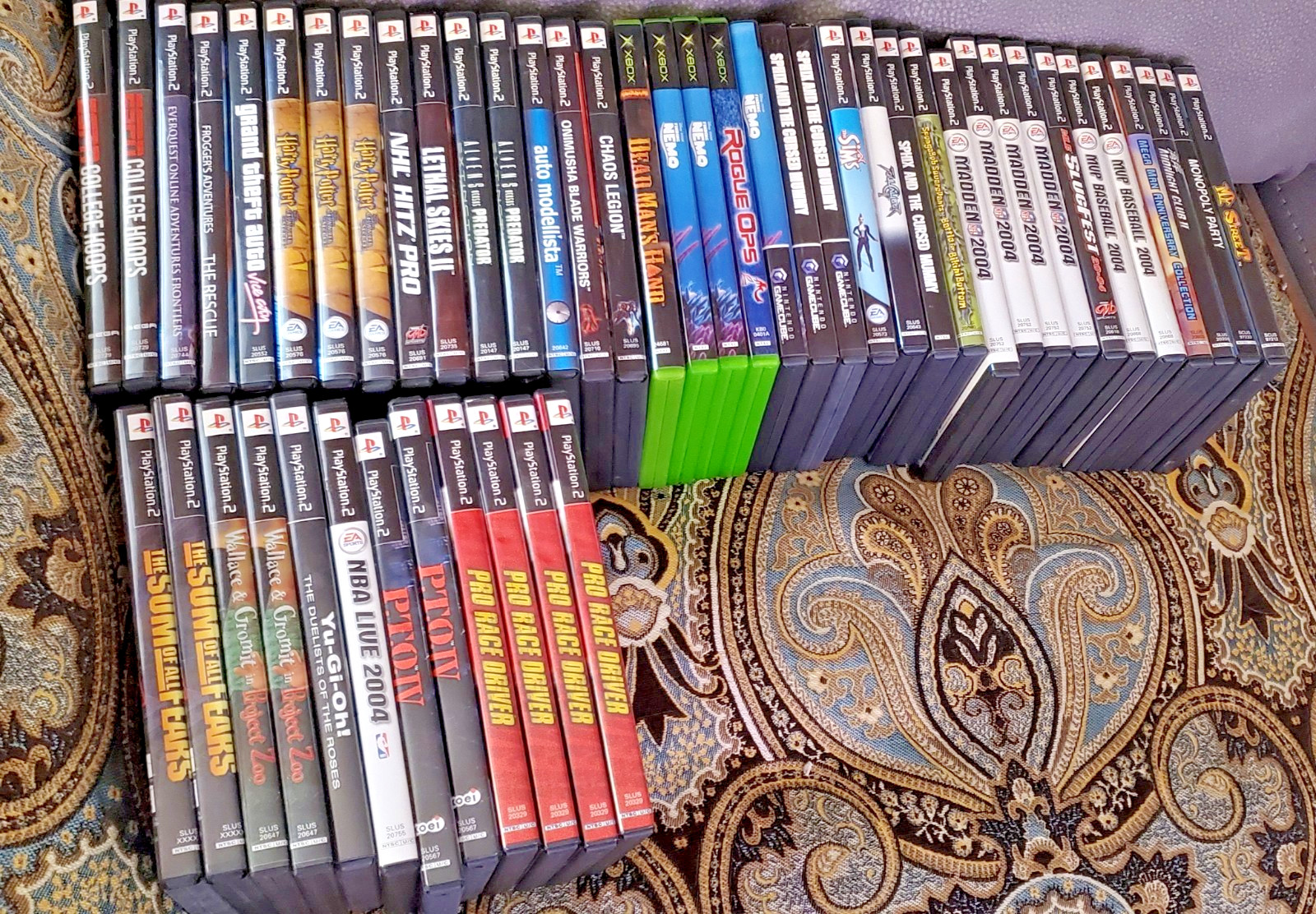 49 EMPTY CASES For PS2 (Sony PlayStation 2) Case & Art ONLY No Games/Manual GAME