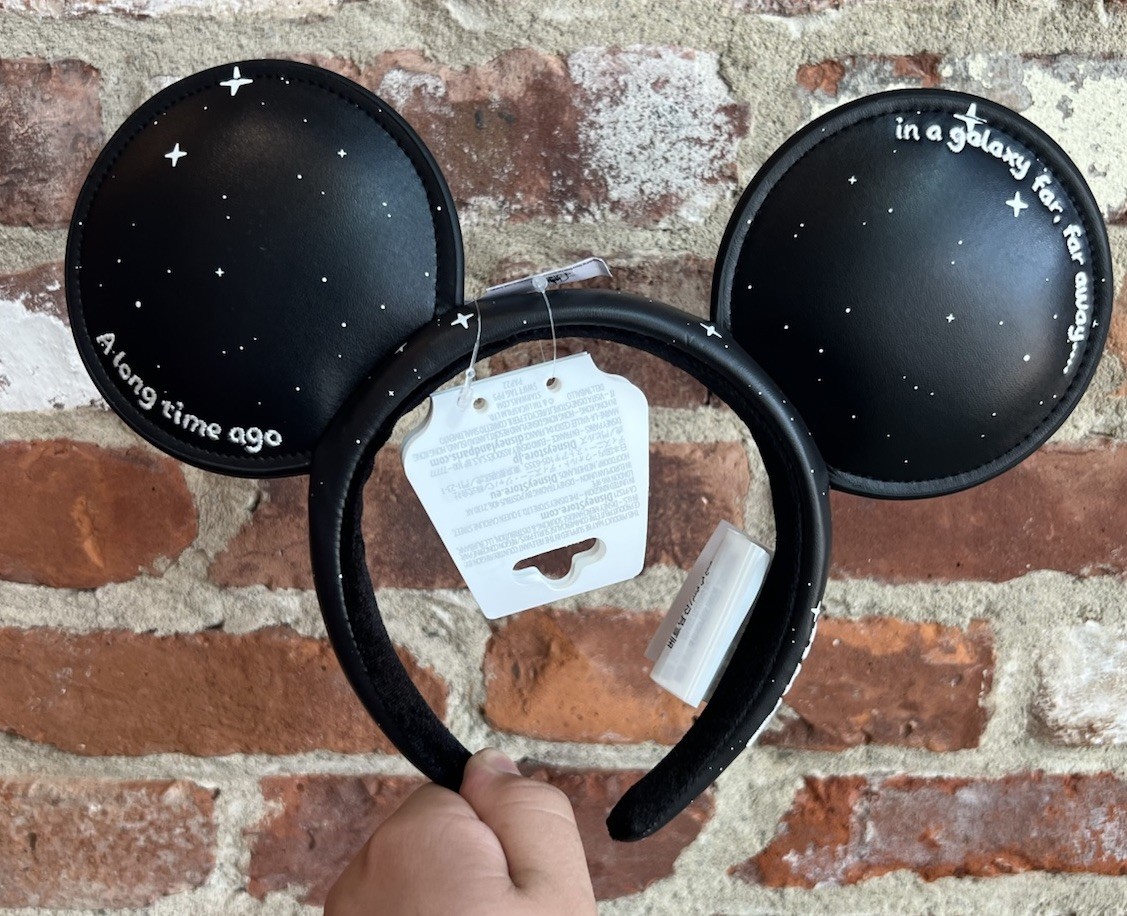 2026 Disney Parks Star Wars Galaxy Far Away Minnie Mouse Ear Headband NWT