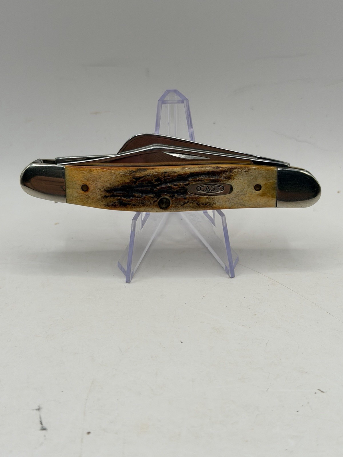 Vintage Case XX Three Blade Stag Stockman 5347 SS Very Clean Fast Shipping