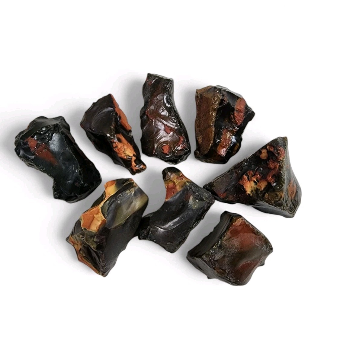 Dino Jasper Red Skin Rough 78.1 grams.