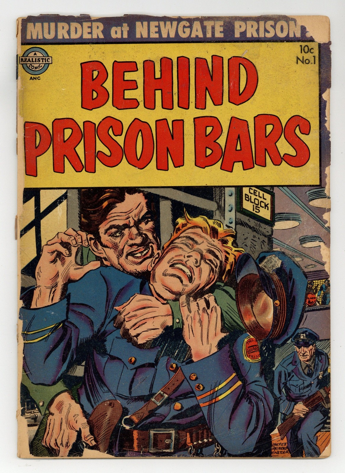 Behind Prison Bars #1 FR 1.0 RESTORED 1952