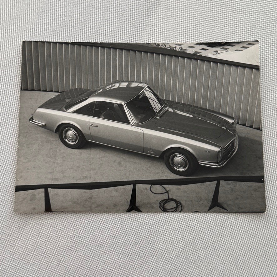Fiat 1500 Pininfarina Coupe Vintage Photo Photograph Print Car Automobile