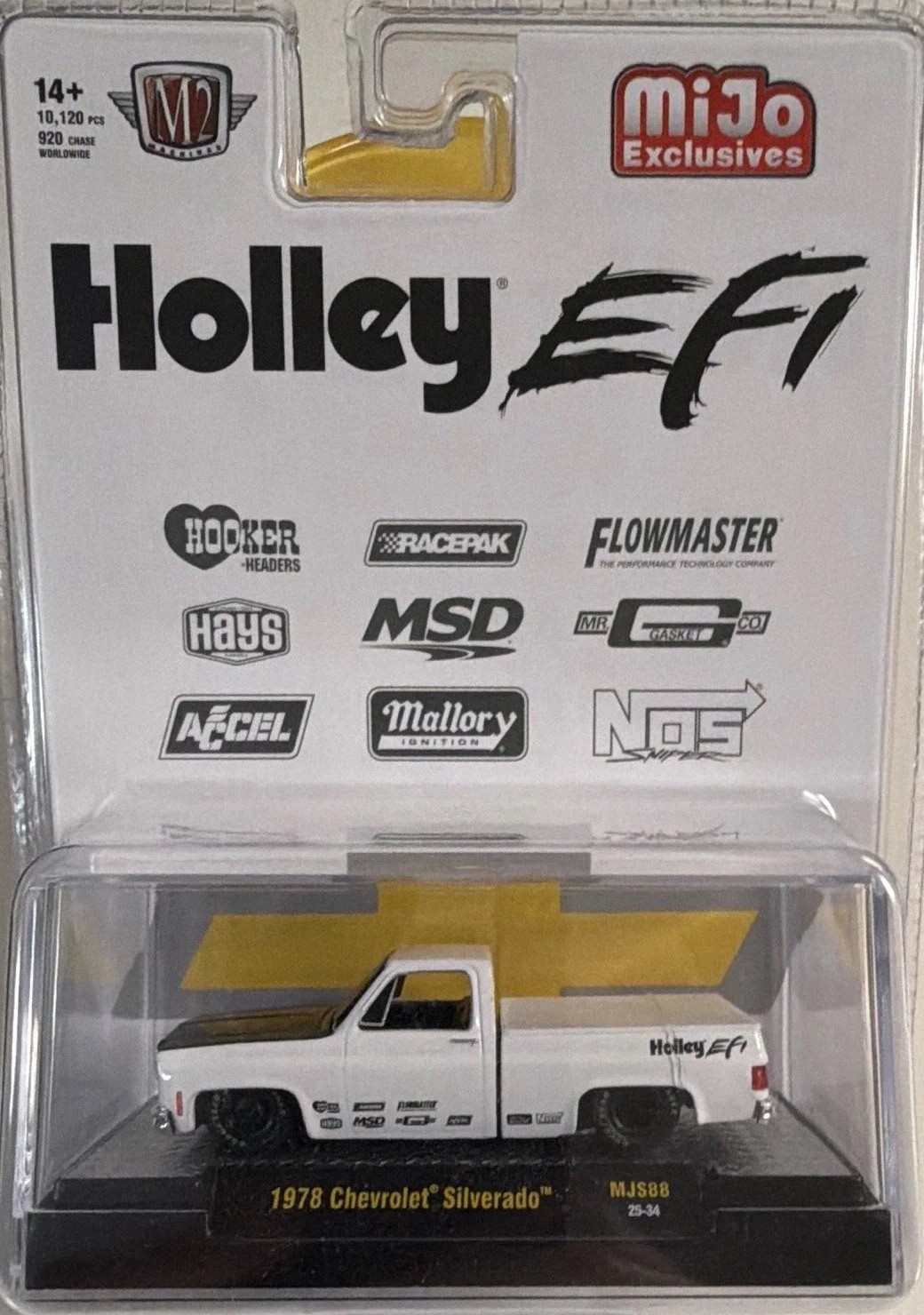 M2 Machines 1978 Chevy Silverado MiJo Holley EFI 1:64 Diecast Unopened.collector