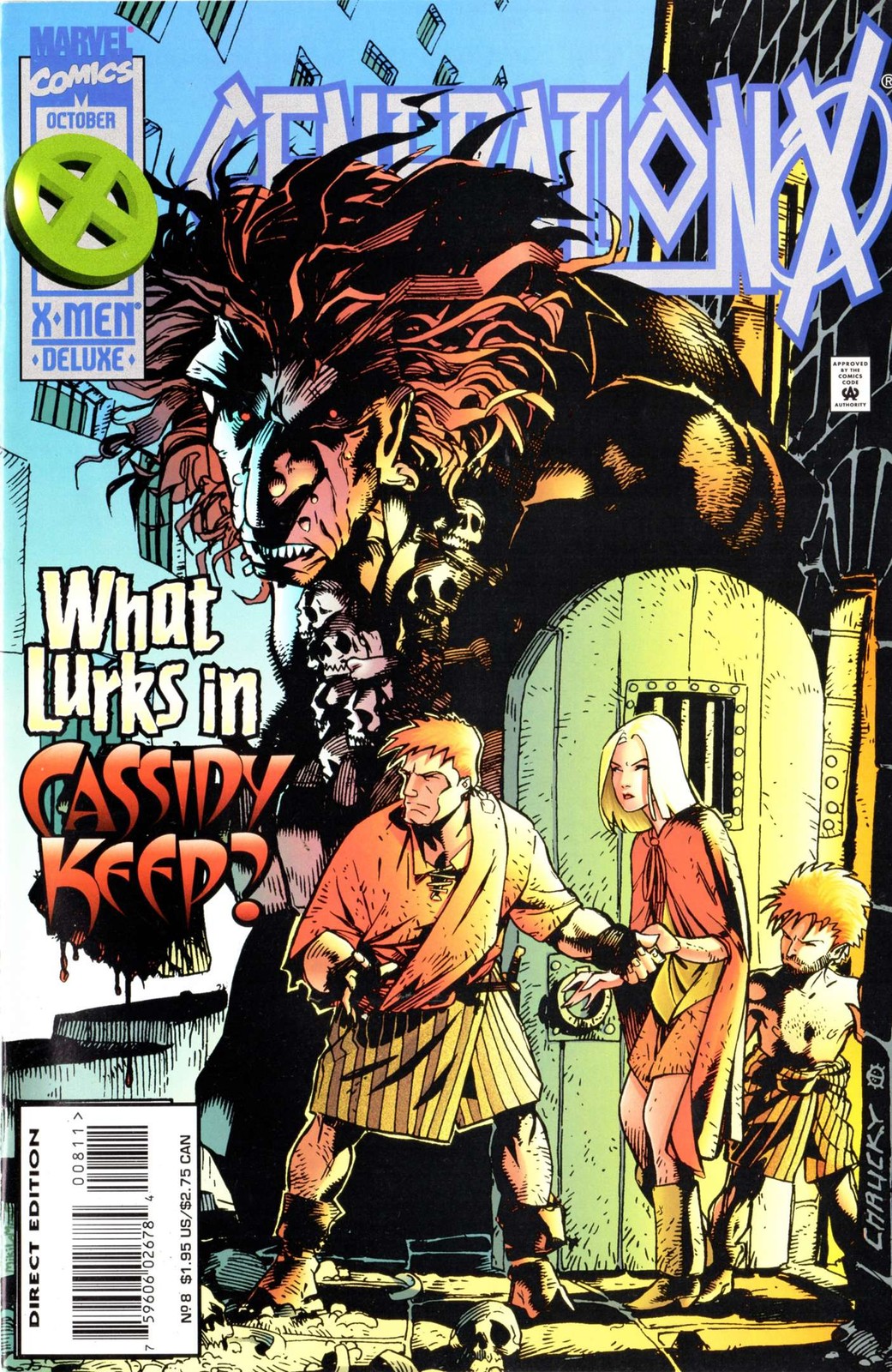 Generation X #8F (with card) VF; Marvel | Overpower Sauron - w/Bag+Board