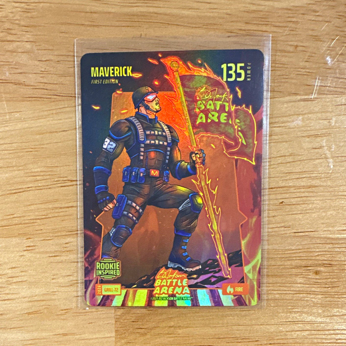 2026 Bo Jackson Battle Arena First Edition Maverick #135 Non-Sport Trading Card