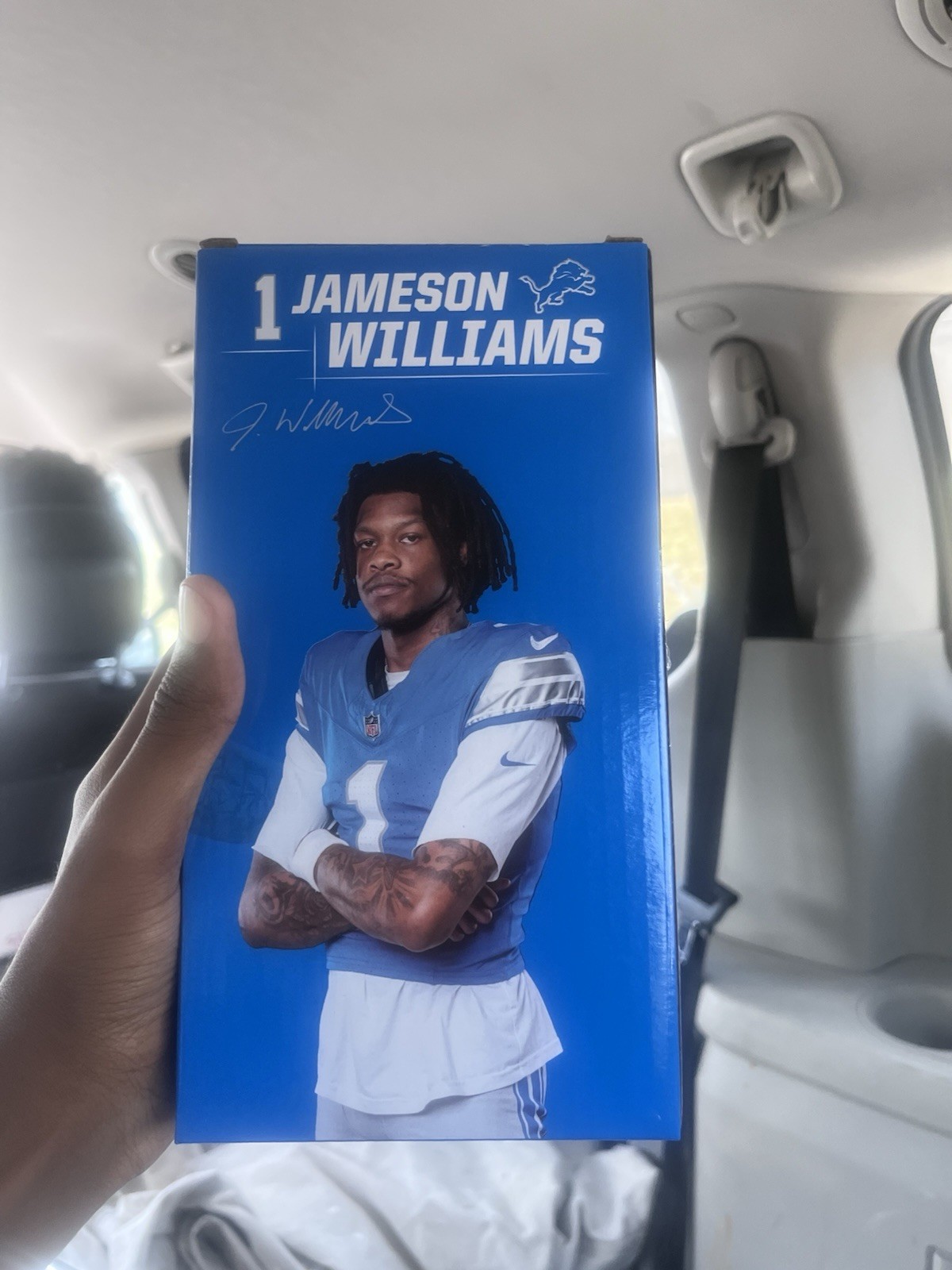 Jameson Williams bobblehead Detroit Lions 08/19 2026 Exclusive Loyalty Member