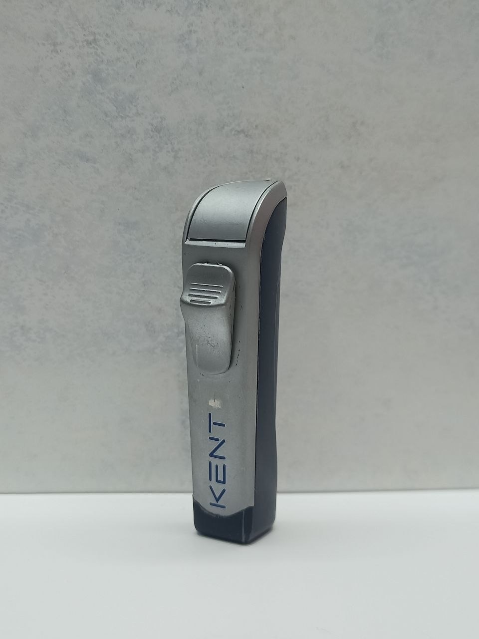 Kent Blue Electronic Lighter Metal Good condition