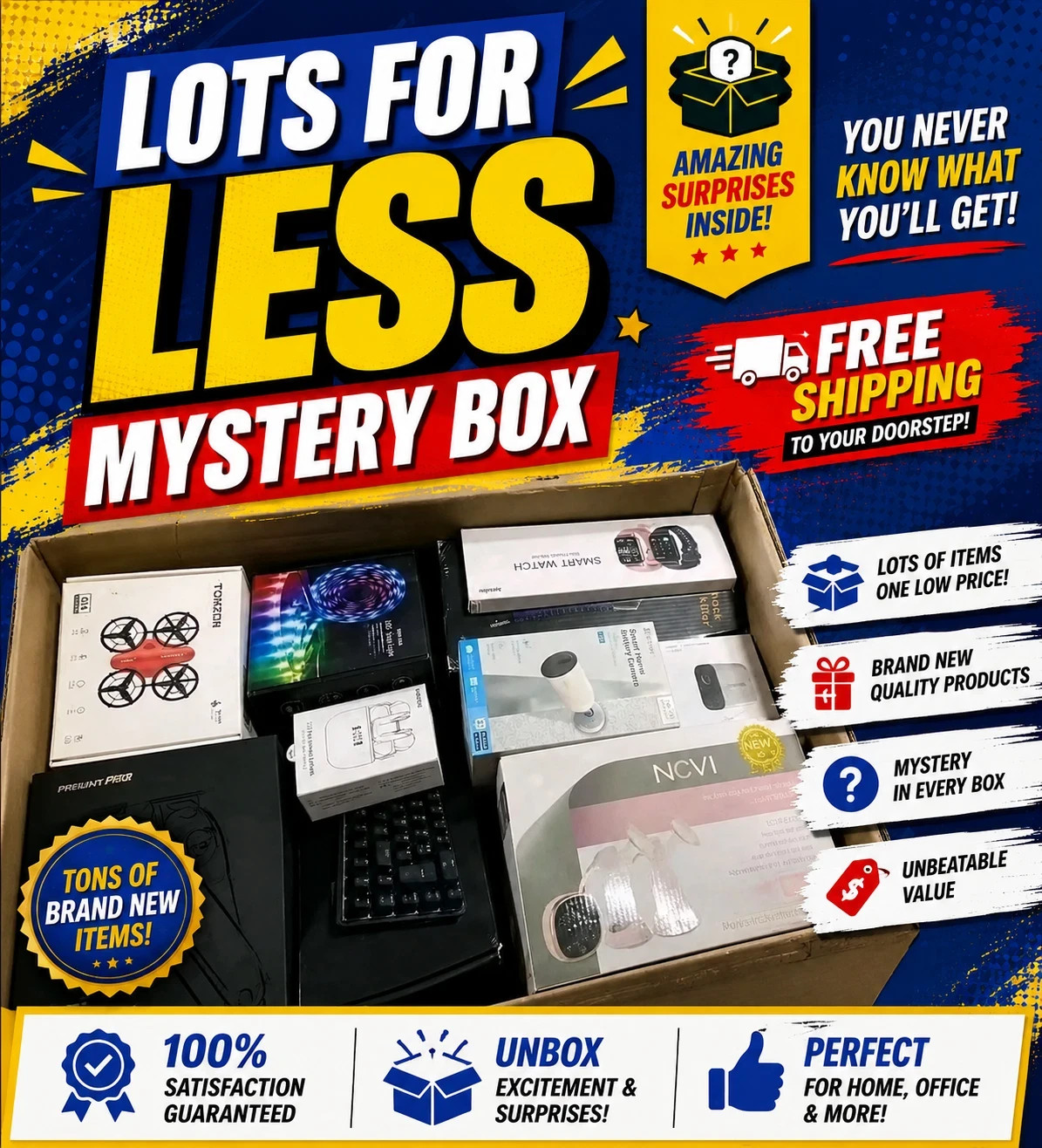 Luxury Mystery Box – Discover Random Products, Hidden Treasures, and Surprise