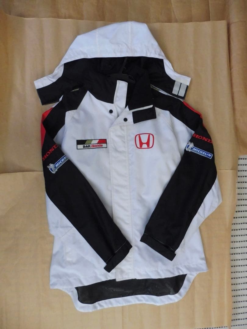 BAR Honda F1 Team Racing Jacket Embroidered Logos Size M Official Suzuka