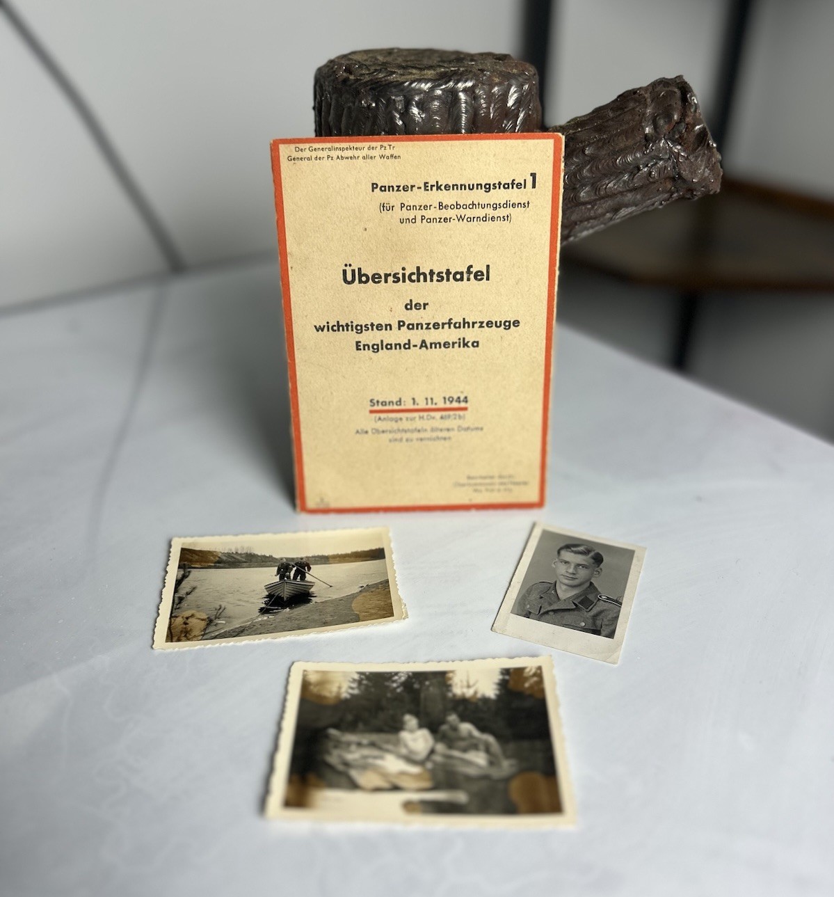 German WW2 Panzer Erkennungstafel Identification Manual 1944 W/ Vintage Photos