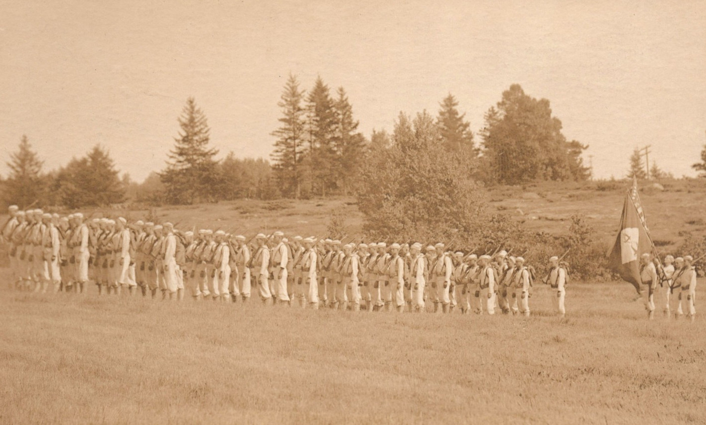 Boothbay Harbor ME WWI Navy Sailors RPPC Real Photo Postcard