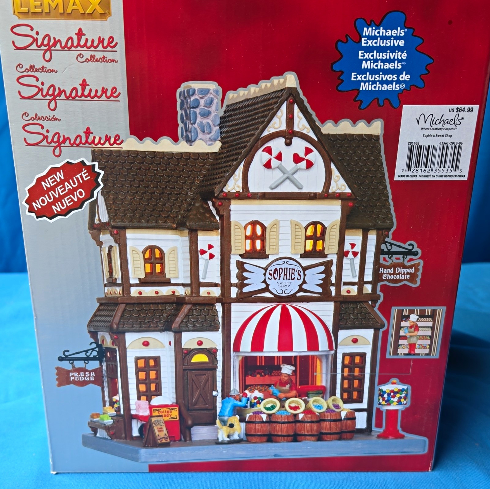 Lemax Signature Collection Sophie’s Sweet Shop Resin Illuminated, Boxed