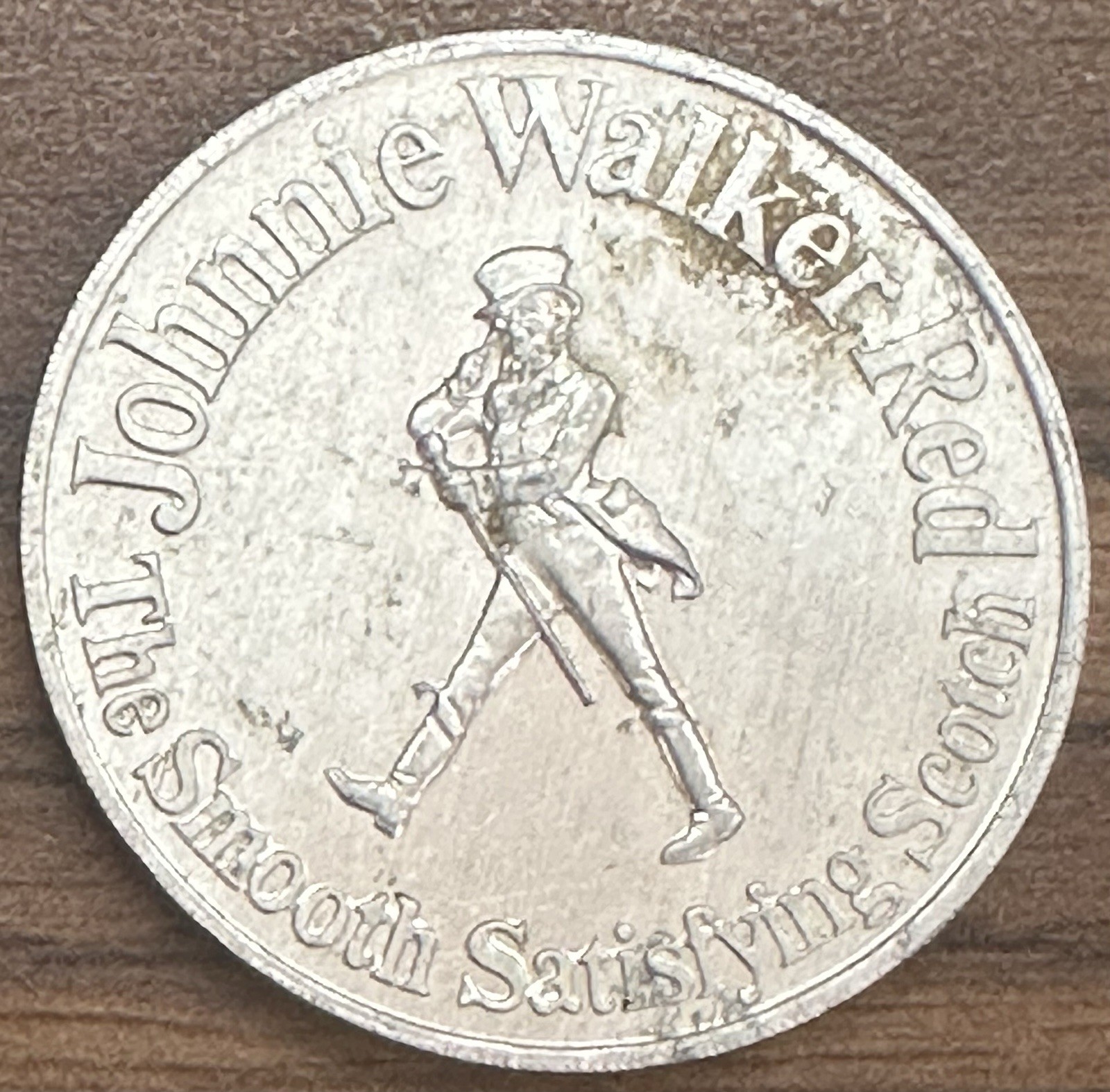 Johnnie Walker Red Scotch 1973 New York Jets Football Schedule NFL Games Coin