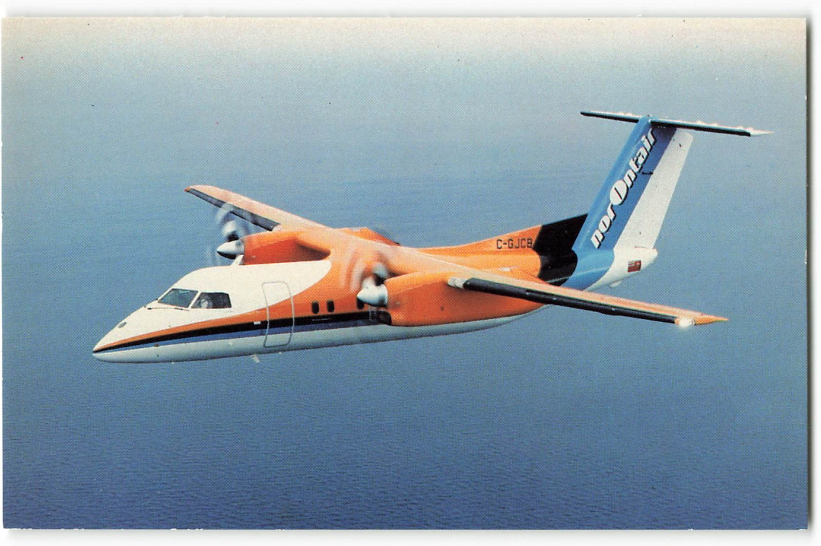 NORONTAIR Dash 8 C-GJCB VTG Postcard ME8.