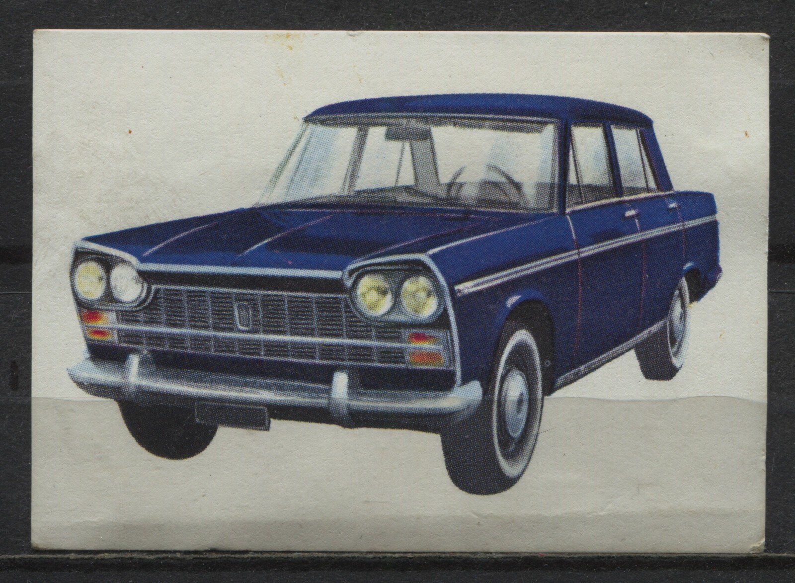 Fiat 2300 1964 Vintage 1960s Dutch Trading Card No. 181
