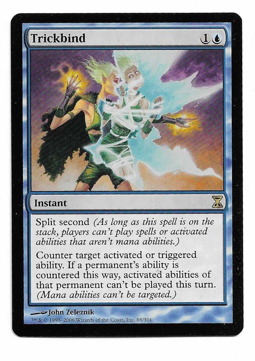 MTG Trickbind X1 Time Spiral Rare