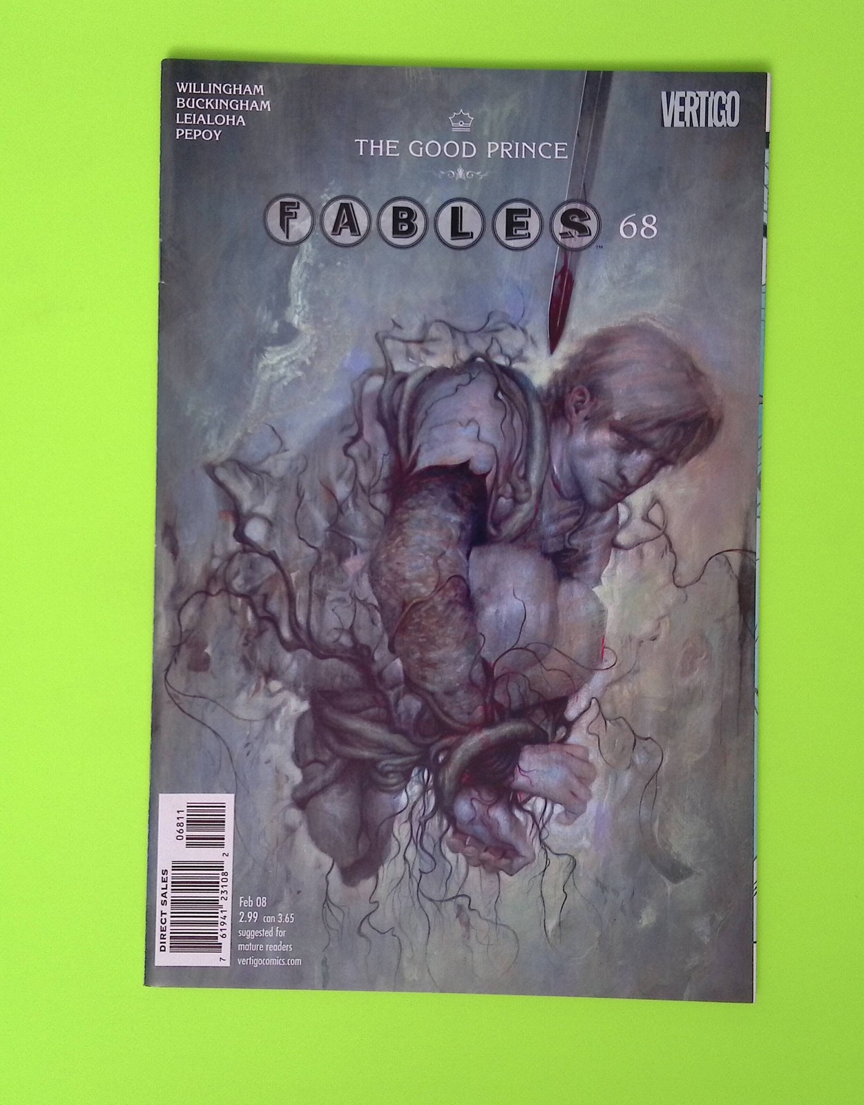 Fables #68 2008 Vertigo High Grade Comic Book X179-221
