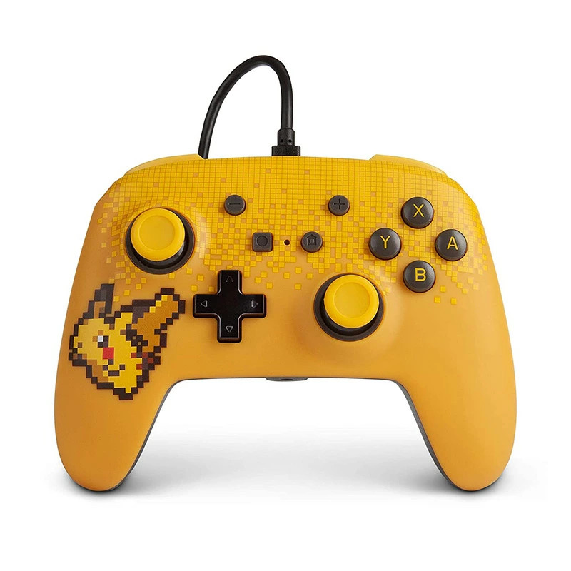 Pokemon PowerA Nintendo Switch Wired Pro Controller Pixel Pikachu New Authentic