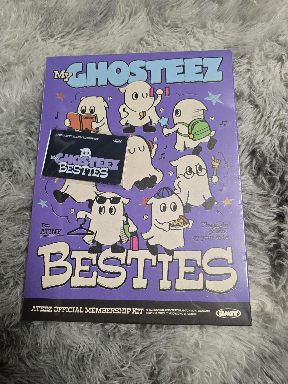 ATEEZ Official Membership Kit ATINY 5th Generation My GHOSTEEZ Besties SEALED