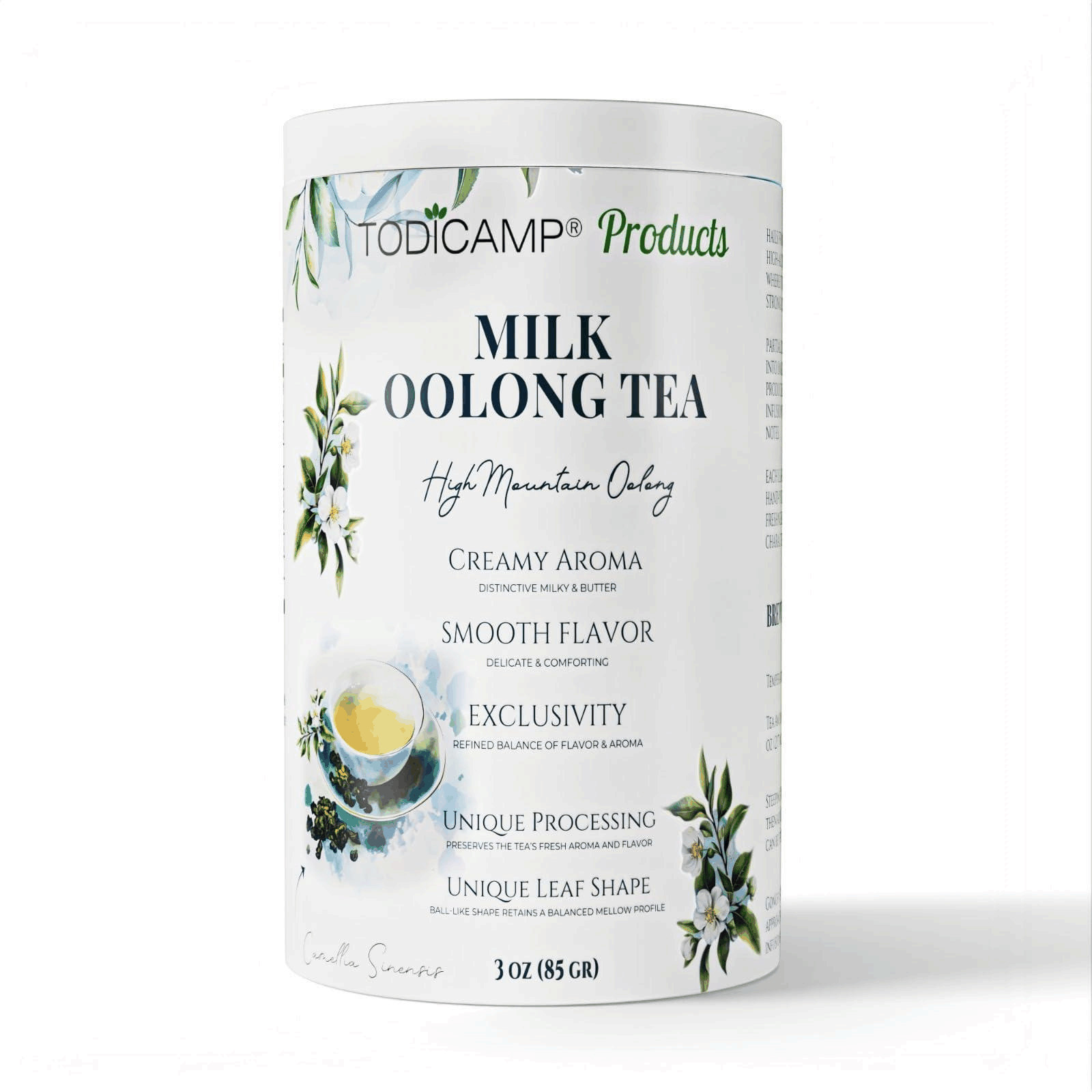 Milk Oolong Tea Loose Leaf Premium Chinese Oolong Tea 3oz Double Milky Aroma