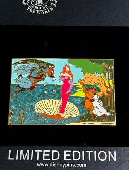 NEW Jessica Rabbit JUMBO LE Disney Pin Birth Venus Art Masterpiece Botticelli LE