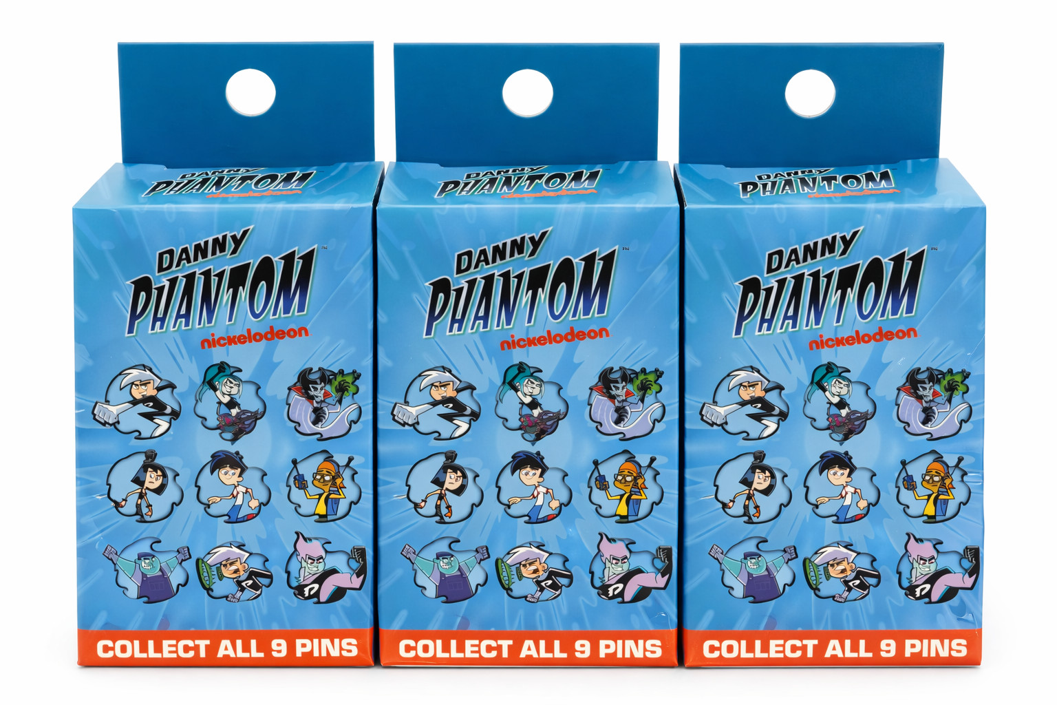 Danny Phantom Blind Box Pin Set (3 Boxes) Nickelodeon NYCC 2025 Toy Temple