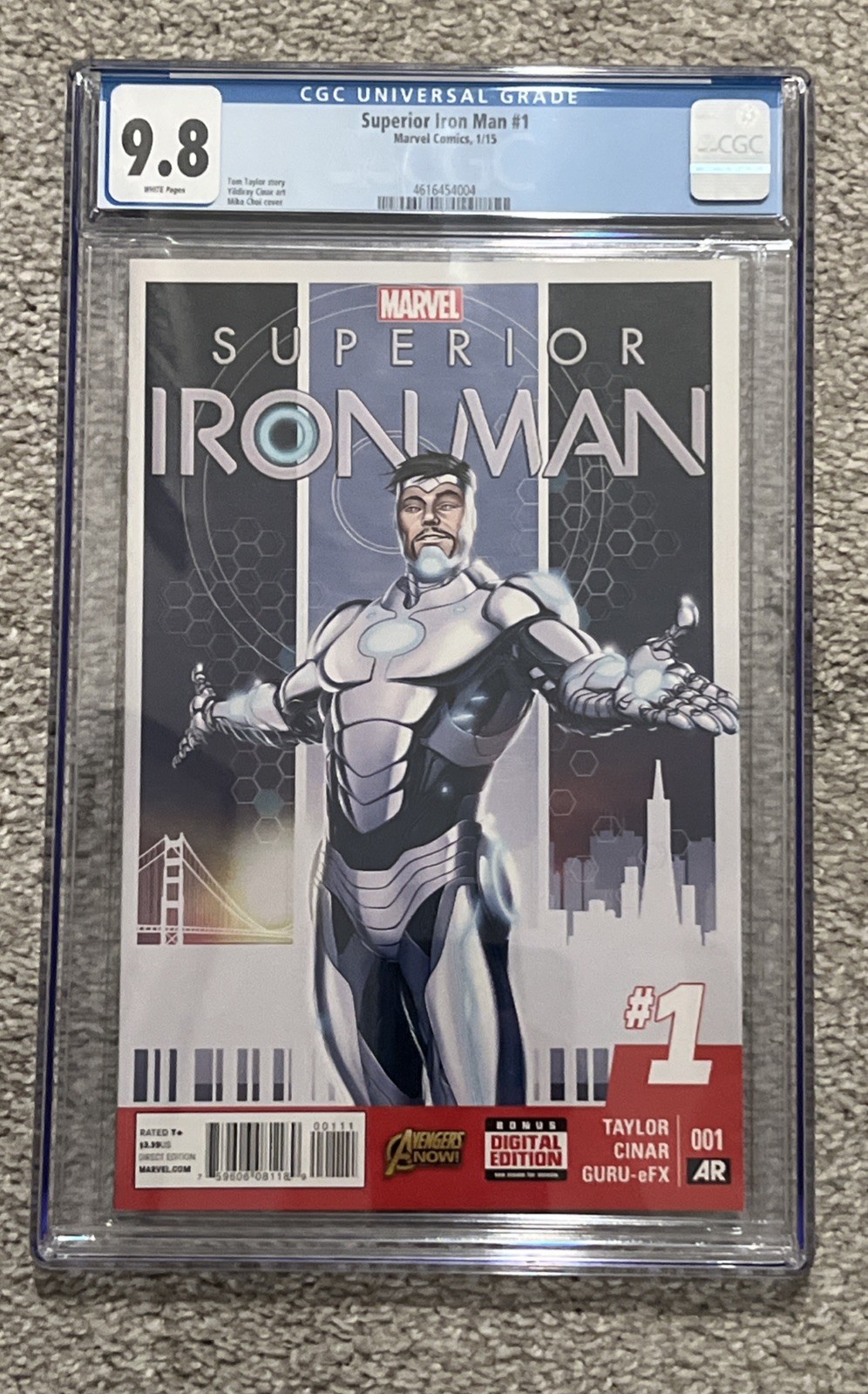 Superior Iron Man 1A Choi CGC 9.8 2015 RDJ. Secret Wars/Dooms Day ???