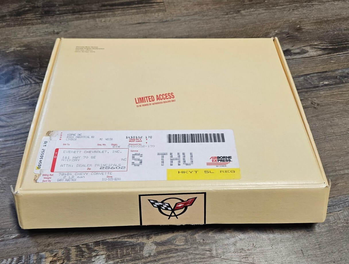 1997 Chevrolet Corvette C5 VHS Launch Video & Brochure Media Press Kit GM OEM