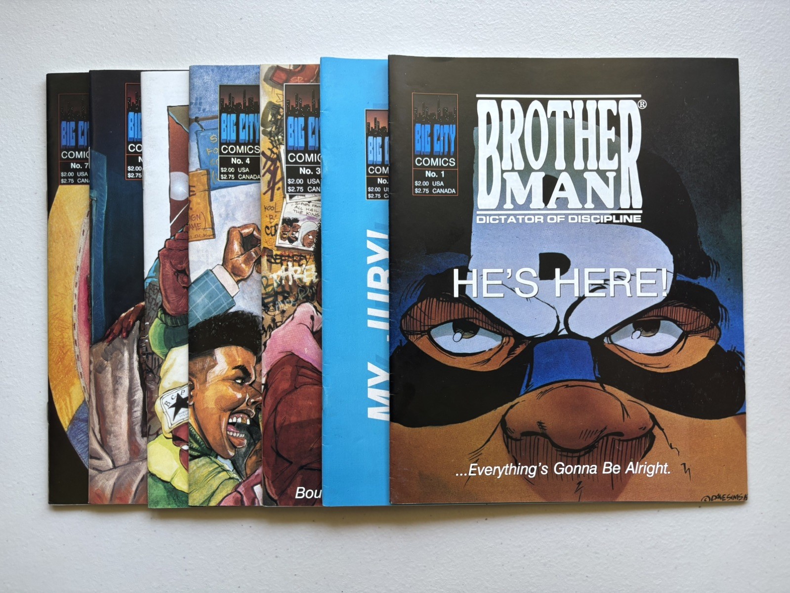 Brotherman Dictator of Discipline 1 2 3 4 6 7  Big City Comics 