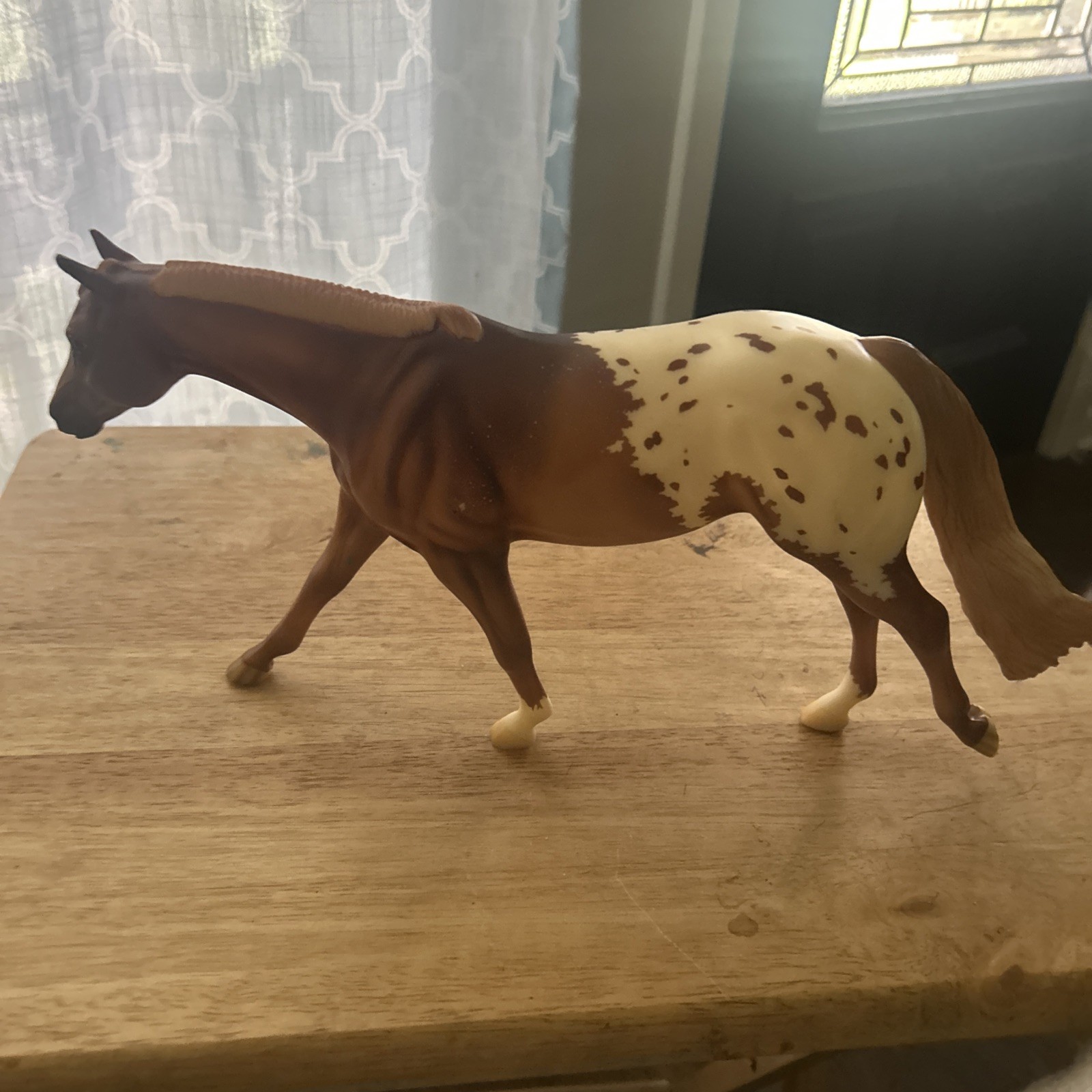 Breyer Model Breyerfest 2013 Special Run Roxy Cc Shuffle Chestnut Appaloosa