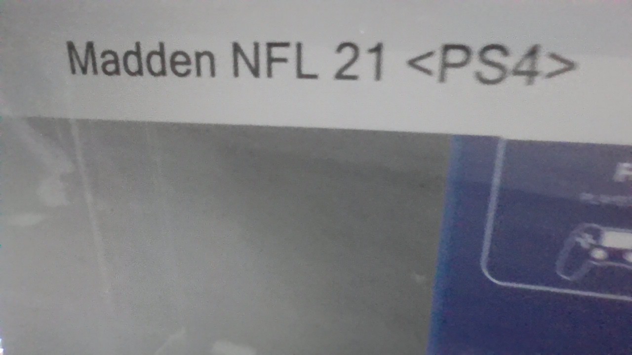PS 4 madden video game