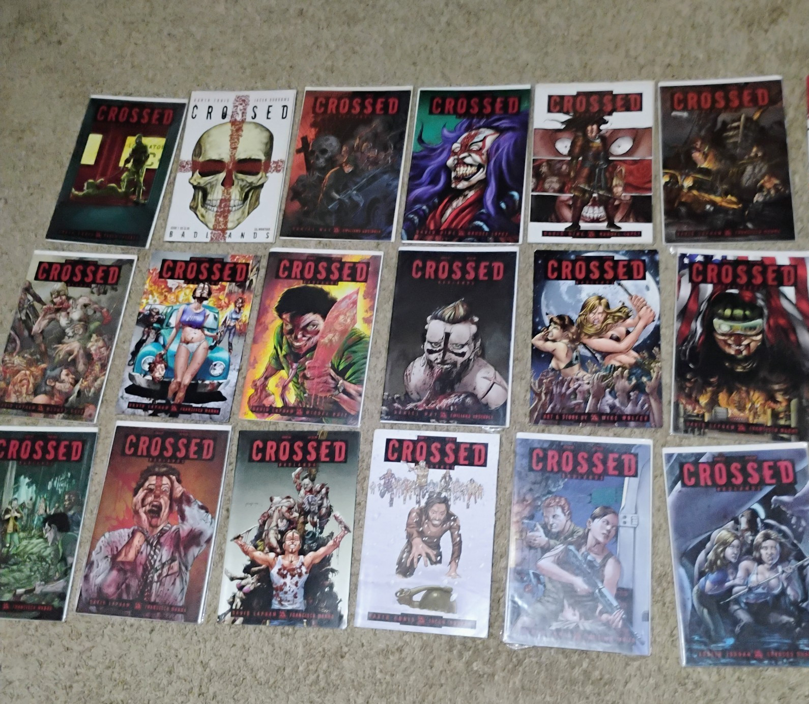 Crossed Badlands, Crossed Plus One Hundred Comic Bundle Lot 52 Variants Specials