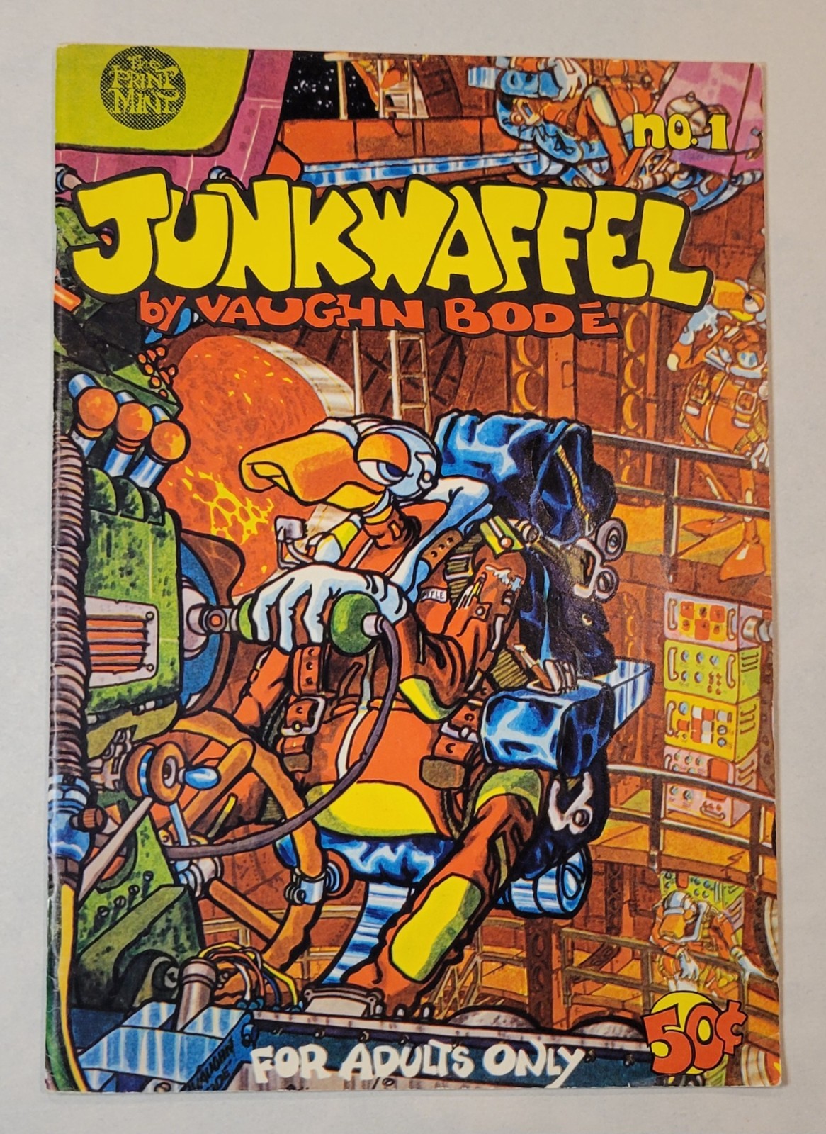 1971 Junkwaffel #1 Vaughn Bodé 1st Print The Print Mint Underground Comic Book