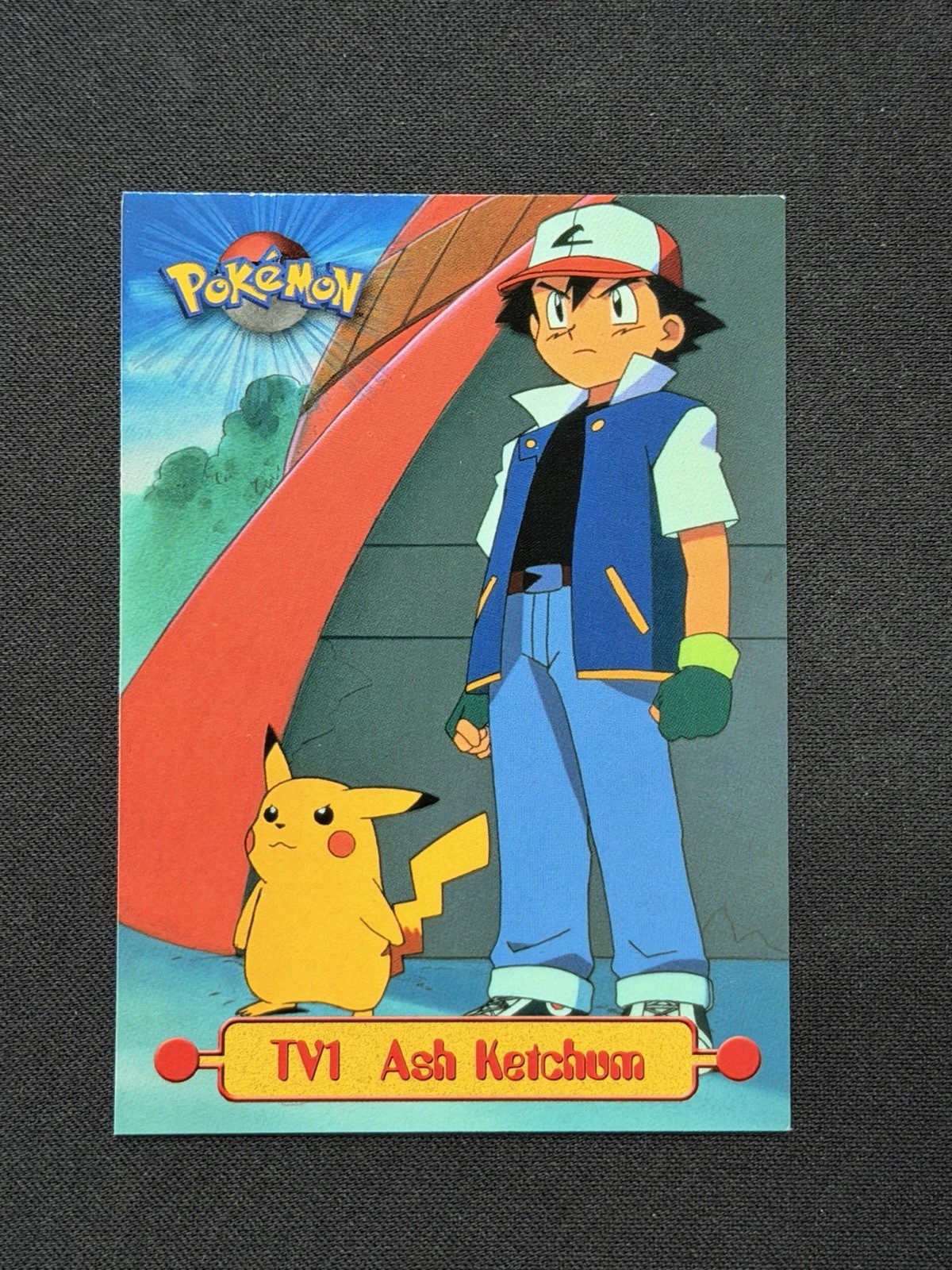 1999 Topps Pokemon TV Animation Edition Series 1 #TV1 Ash Ketchum