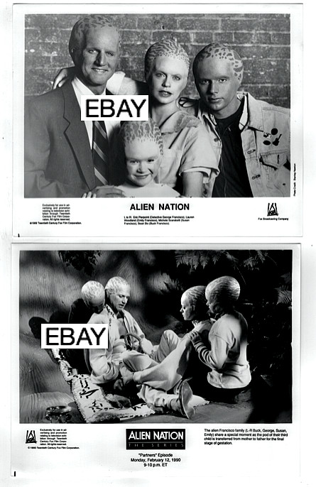 SALE: ALIEN NATION: THE SERIES 1989/90 TV ORIGINAL SCI-FI PROMO PHOTOS (2)