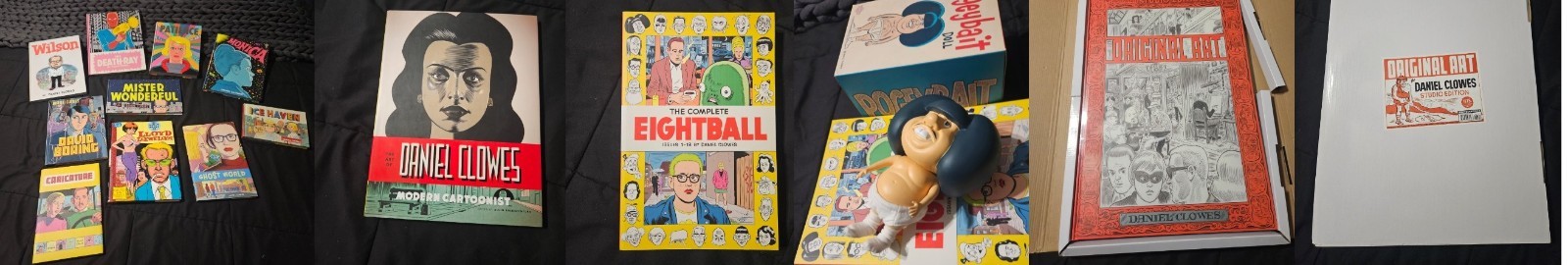 The ultimate Daniel Clowes hardcover first edition collection and more