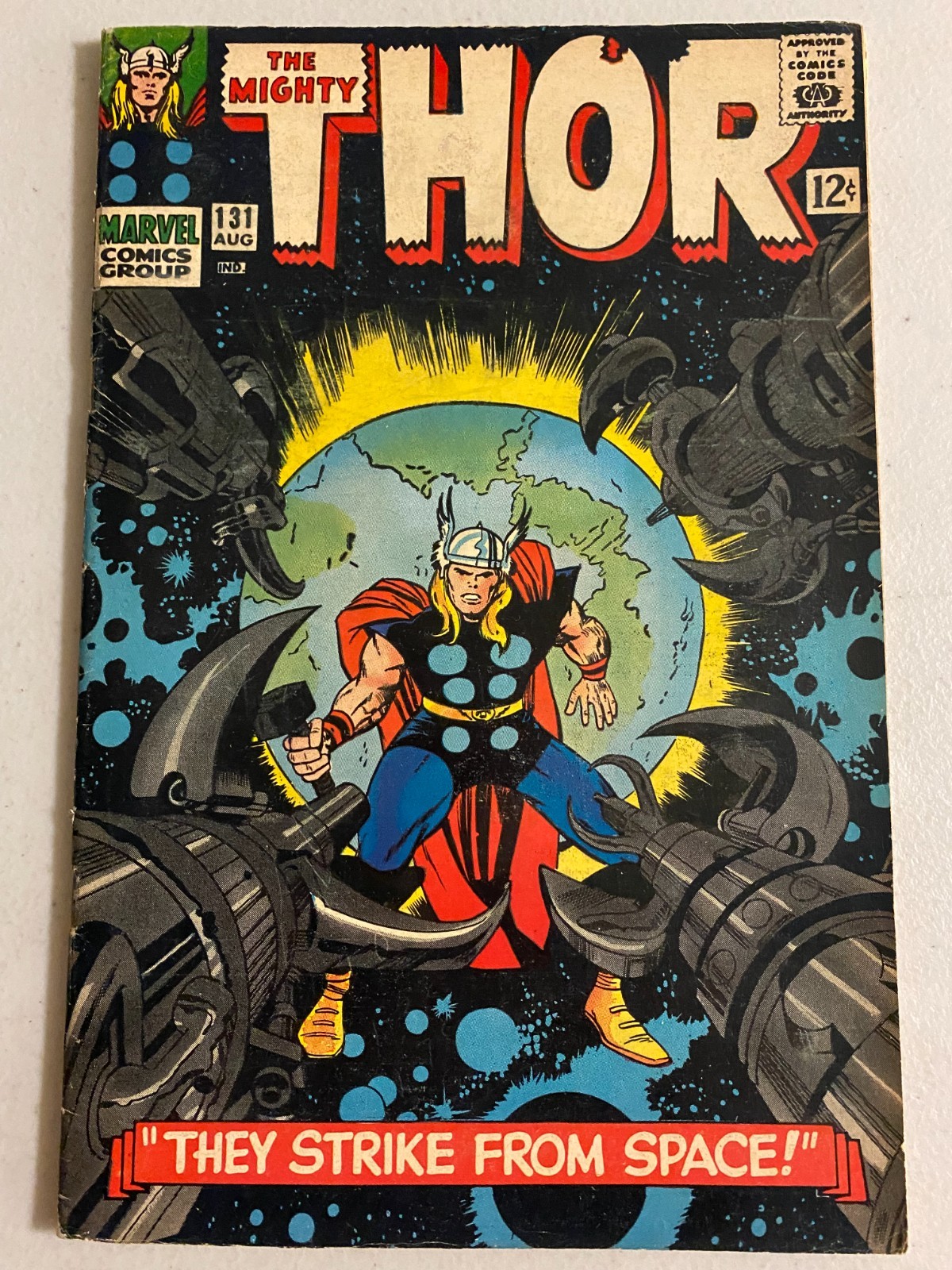 Thor #131 Marvel 1st Series (4.0 VG) Jane Foster and Odin appearances (1966)
