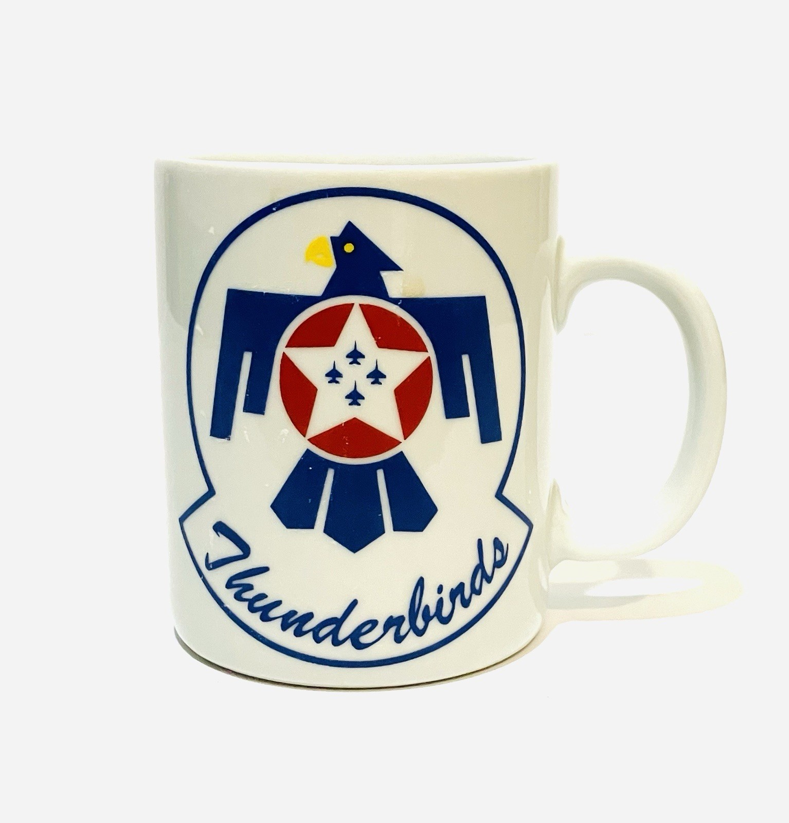 Vintage 1992 F-16 Fighting Falcon Thunderbirds Coffee Mug By Hawker Aerospace