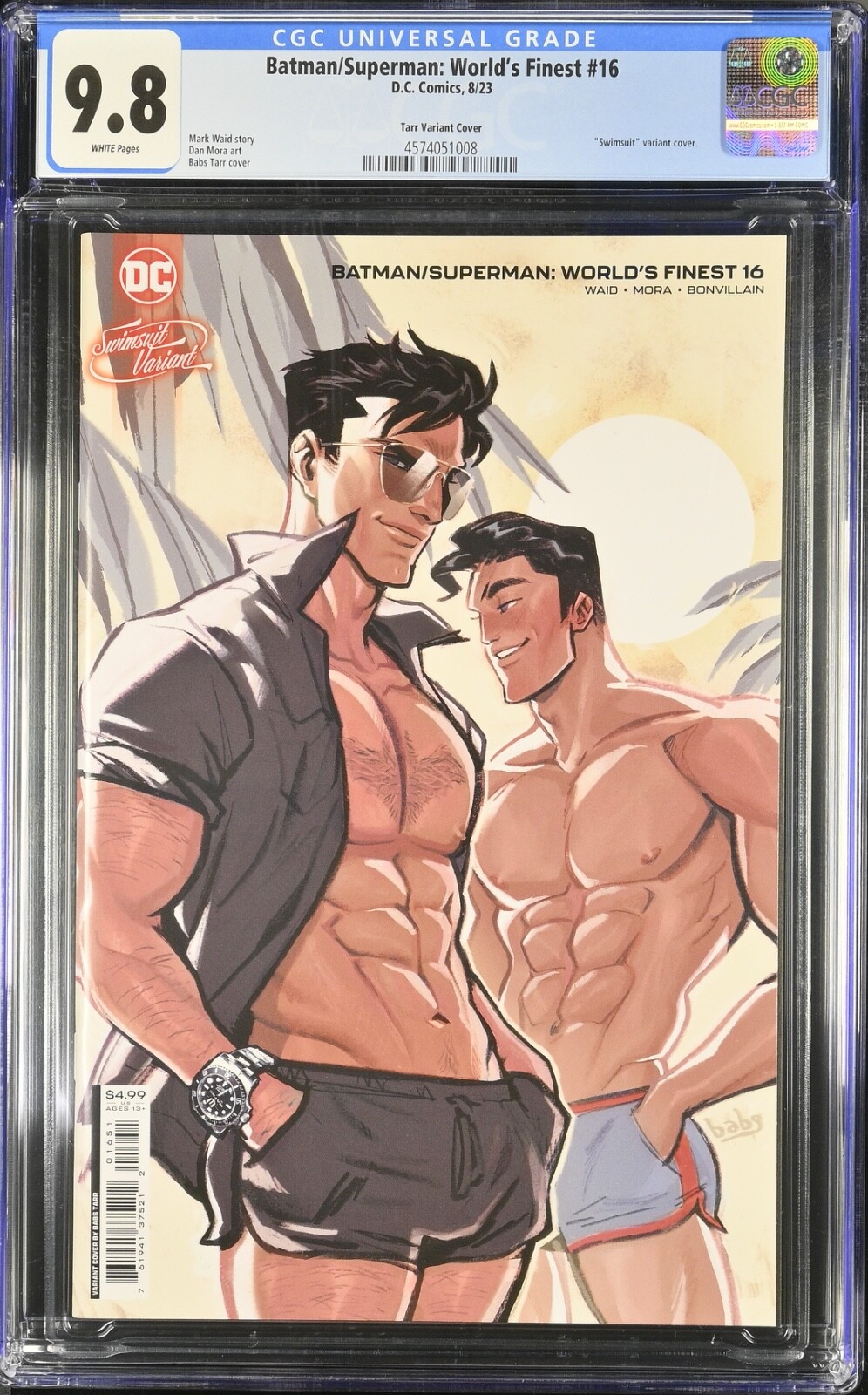 Batman Superman World’s Finest #16 CGC 9.8 Babs Tarr Swimsuit Variant 2023 DC