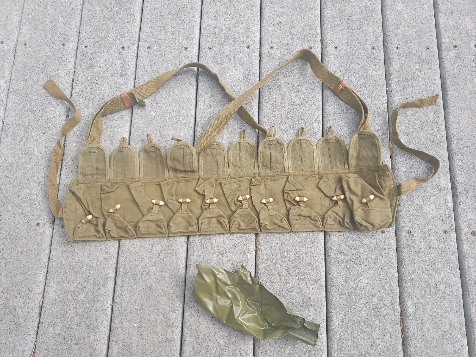 SKS Ten Pocket Bandolier: Chinese Military 7.62x39mm Type 56 SKS Chest Rig