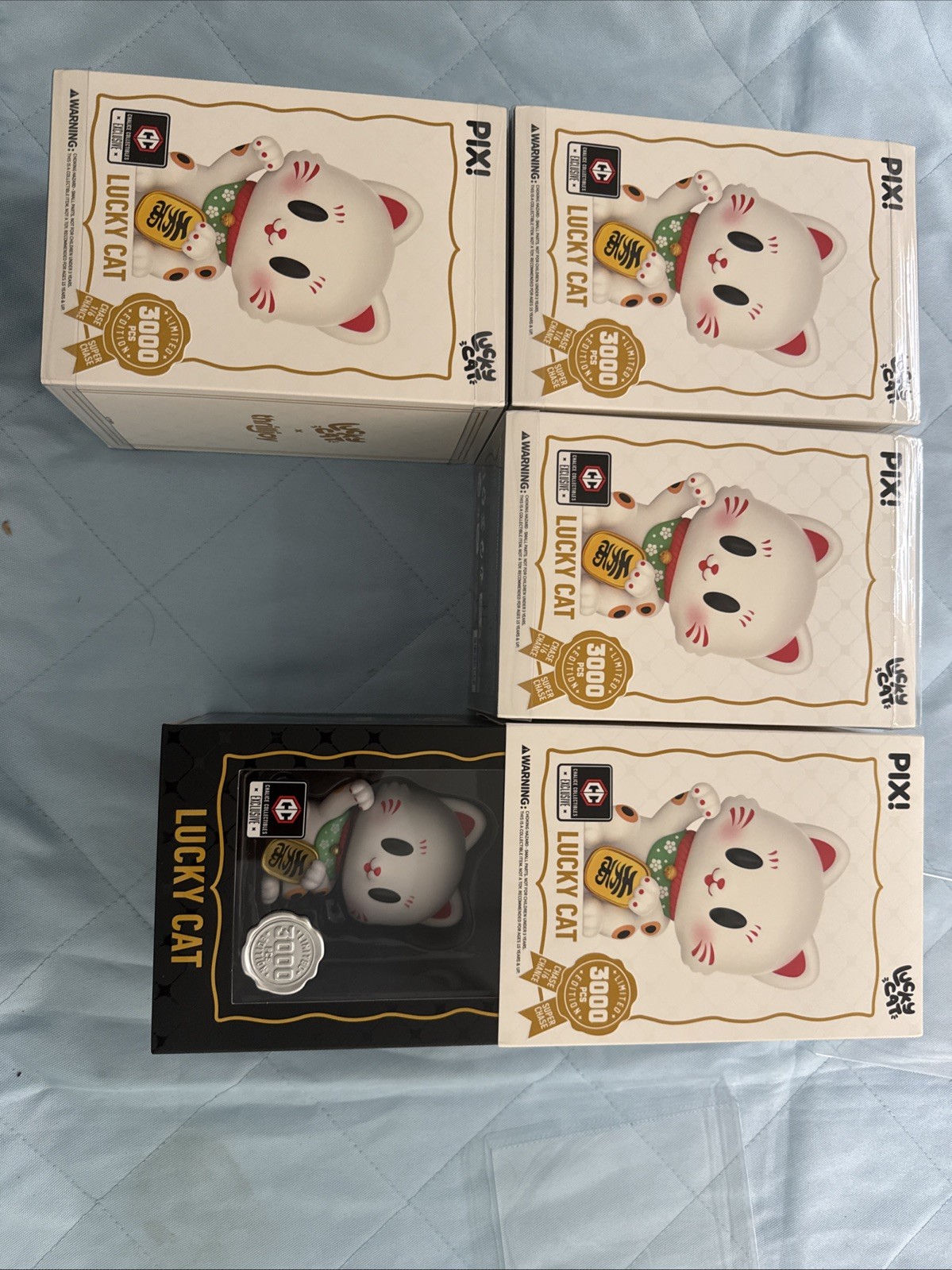 Thrilljoy PIX Lucky Cat (Hero) Chalice Collectibles Exclusive Opened