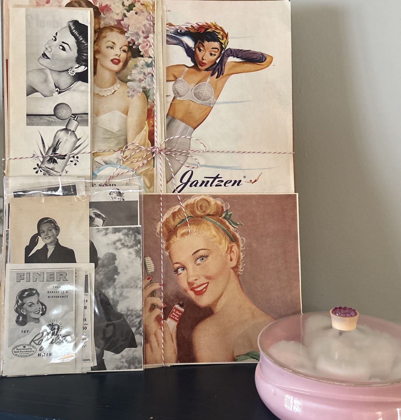 40+ Vintage 40’s-60’s Magazine Ads EPHEMERA Women's Clothing Lingerie Beauty +++